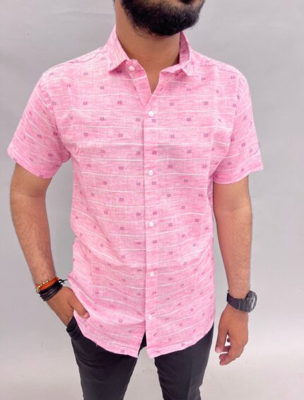Onion Pink Half Shirt