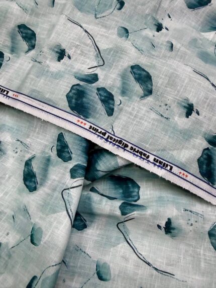 SHIRT- COTTON LINEN PRINTED FABRIC