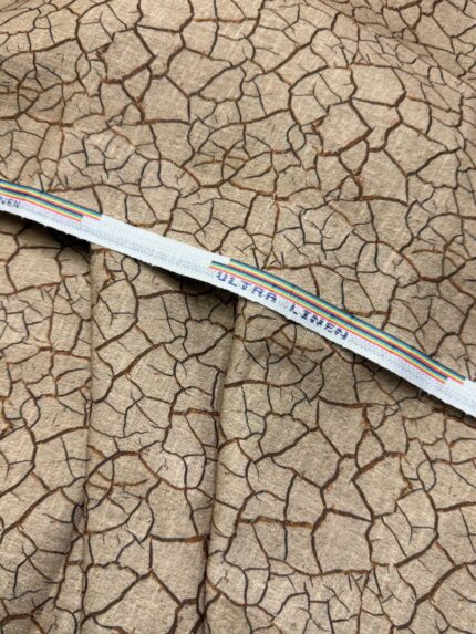 SHIRT- COTTON LINEN PRINTED FABRIC