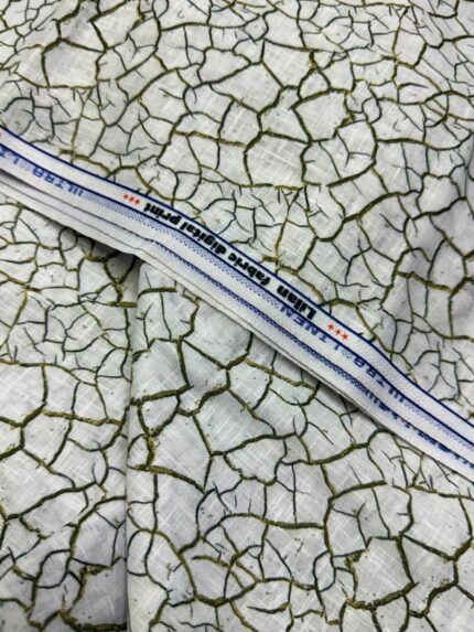 SHIRT- COTTON LINEN PRINTED FABRIC