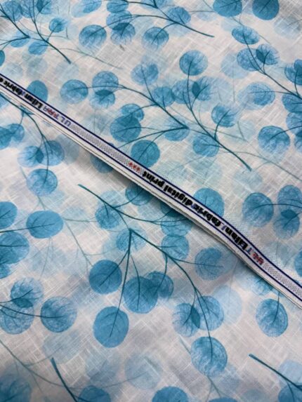 SHIRT- COTTON LINEN PRINTED FABRIC