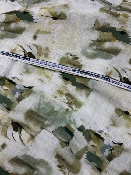 SHIRT- COTTON LINEN PRINTED FABRIC