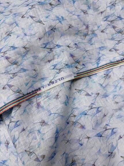 SHIRT- COTTON LINEN PRINTED FABRIC