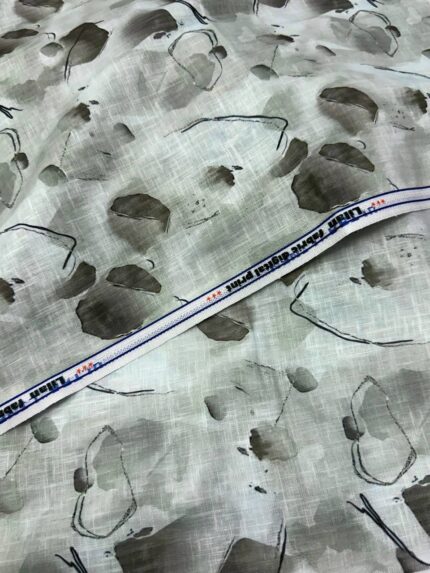 SHIRT- COTTON LINEN PRINTED FABRIC