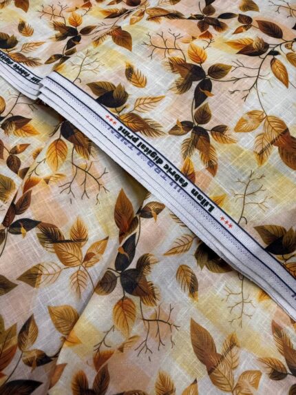 SHIRT- COTTON LINEN PRINTED FABRIC