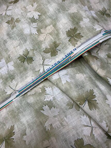 SHIRT- COTTON LINEN PRINTED FABRIC