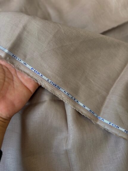 100% Pure Linen Fabric premium quality 60 Lea (Width 58 inch)