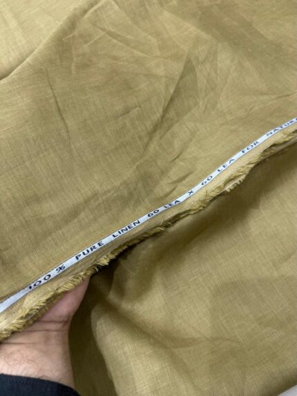 100% Pure Linen Fabric premium quality 60 Lea (Width 58 inch)