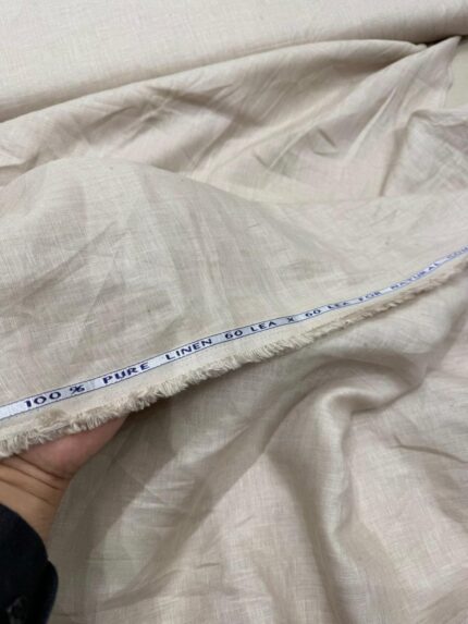 100% Pure Linen Fabric premium quality 60 Lea (Width 58 inch)