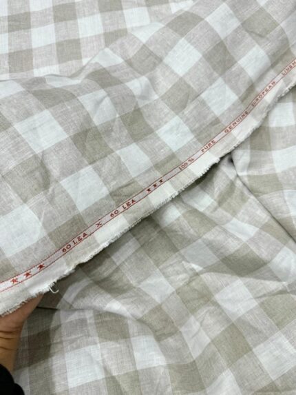 100% Pure Linen Fabric premium quality 60 Lea (Width 58 inch)