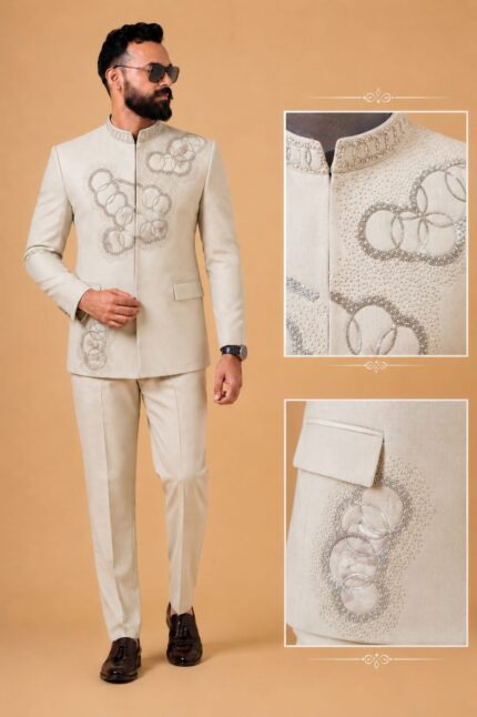Premium  Handwork Bandhgala / Jodhpuri Suit Set