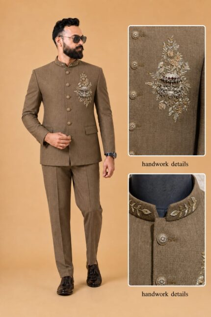 Premium  Handwork Bandhgala / Jodhpuri Suit Set