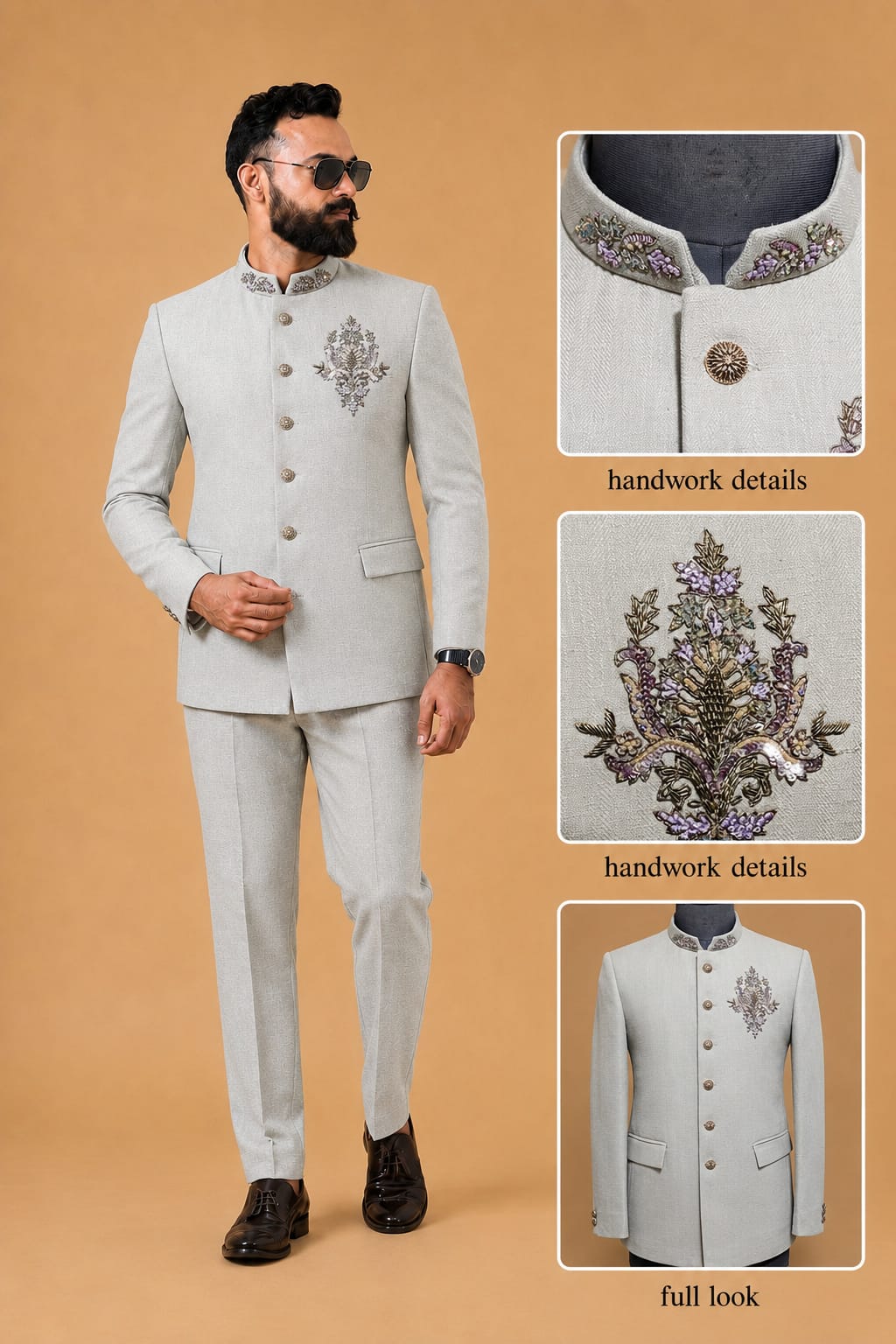 WhatsApp Image 2026-08-18 at 12.12.48 AM Premium Handwork Bandhgala / Jodhpuri Suit Set - Image 1
