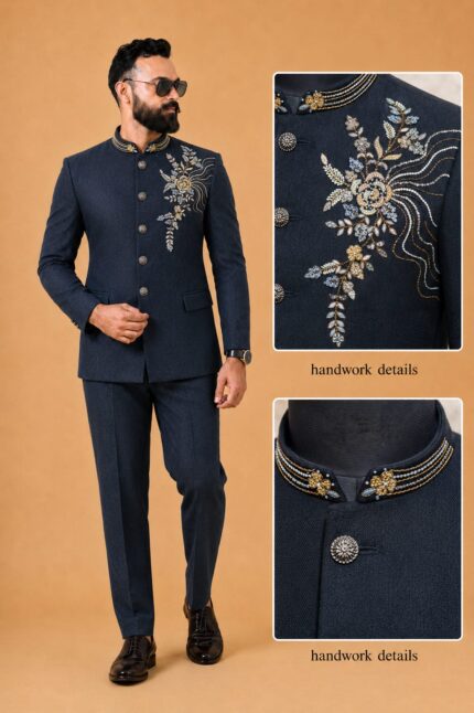 Premium  Handwork Bandhgala / Jodhpuri Suit Set