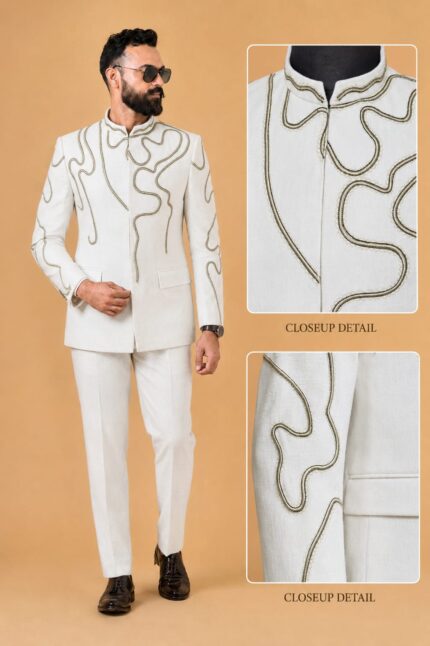 Premium  Handwork Bandhgala / Jodhpuri Suit Set