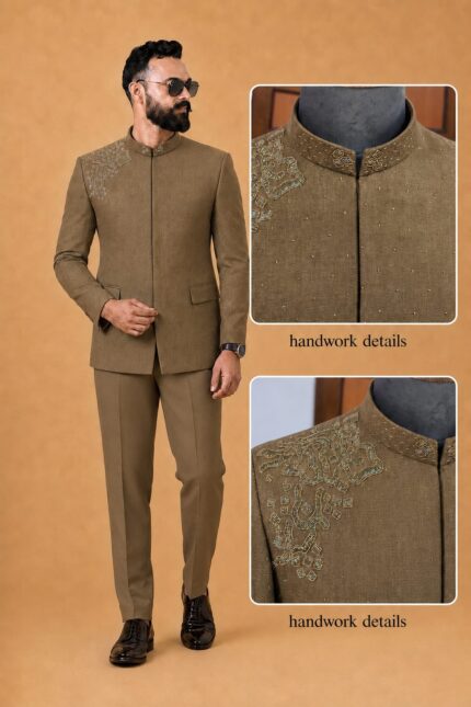 Premium  Handwork Bandhgala / Jodhpuri Suit Set