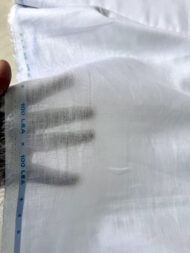 100% Pure Linen White Fabric – Premium 100 Lea × 100 Lea - Image 3