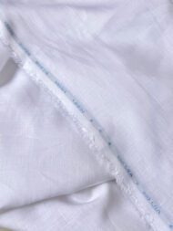100% Pure Linen White Fabric – Premium 100 Lea × 100 Lea - Image 2