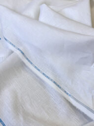 100% Pure Linen White Fabric – Premium 80 Lea × 80 Lea - Image 2