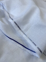 100% Pure Linen White Fabric – Premium 60 Lea × 60 Lea - Image 2