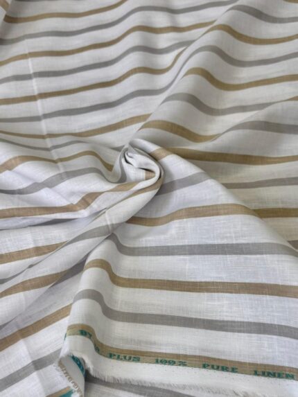 Pure Linen Fabric 60 Lea, Bugati Linen (Width 58 inch)
